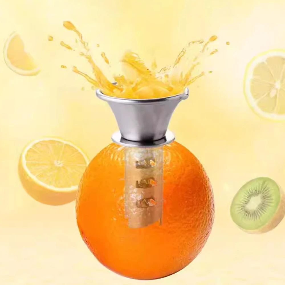 Premium Stainless Steel Manual Lemon Juicer – Effortless Hand-Cranked Citrus Squeeze