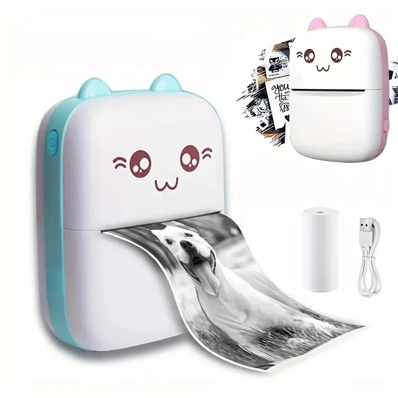 Ultra-Compact Mini Wireless Portable Thermal Label Printer for Quick On-The-Go Labeling