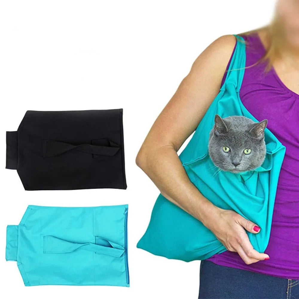 Scratch-Resistant Travel Cat Carrier Pouch