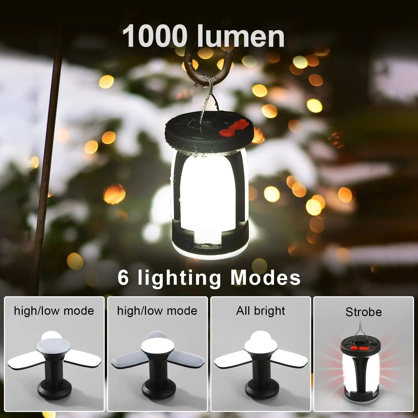 Compact Solar USB Folding Leaf Lantern for Camping