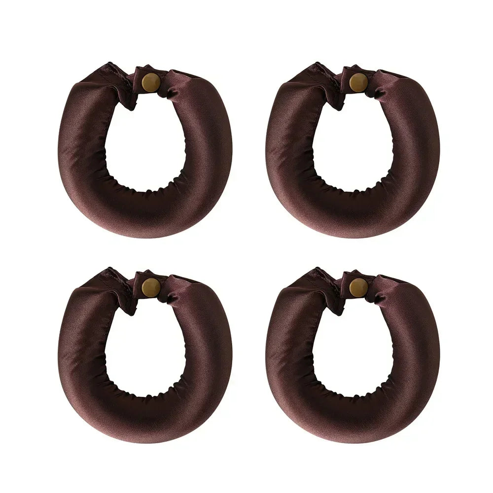 Satin Headband Heatless Hair Curler for Effortless, No-Heat Curls