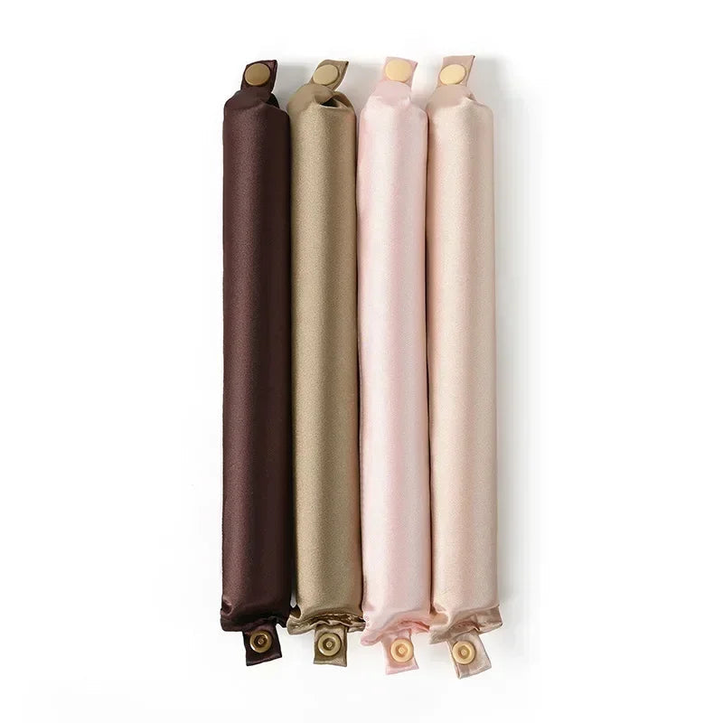 Satin Headband Heatless Hair Curler for Effortless, No-Heat Curls