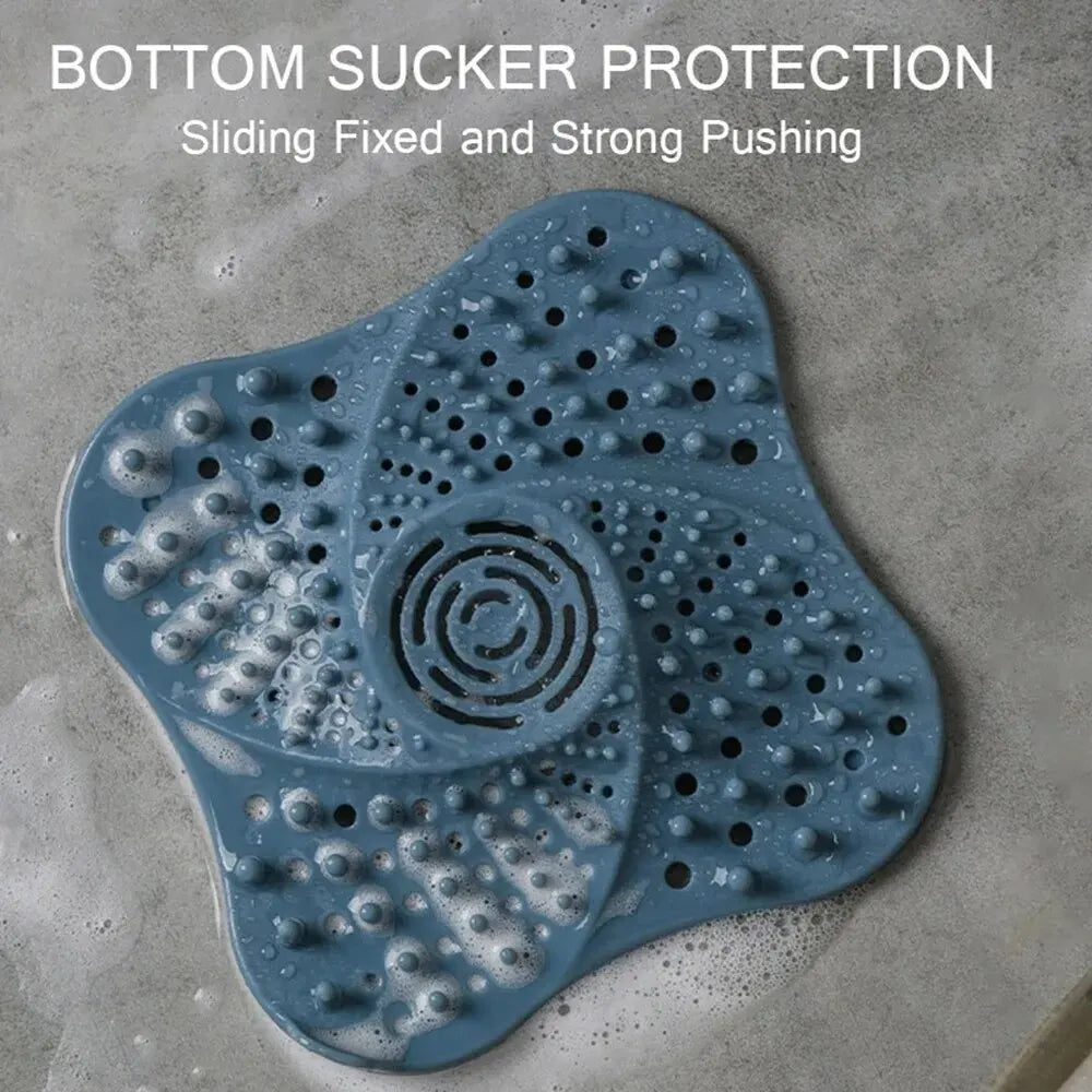 Anti-Clog Spiral Shower Drain Hair Catcher β Keeps Your Drain Clear and Flowing