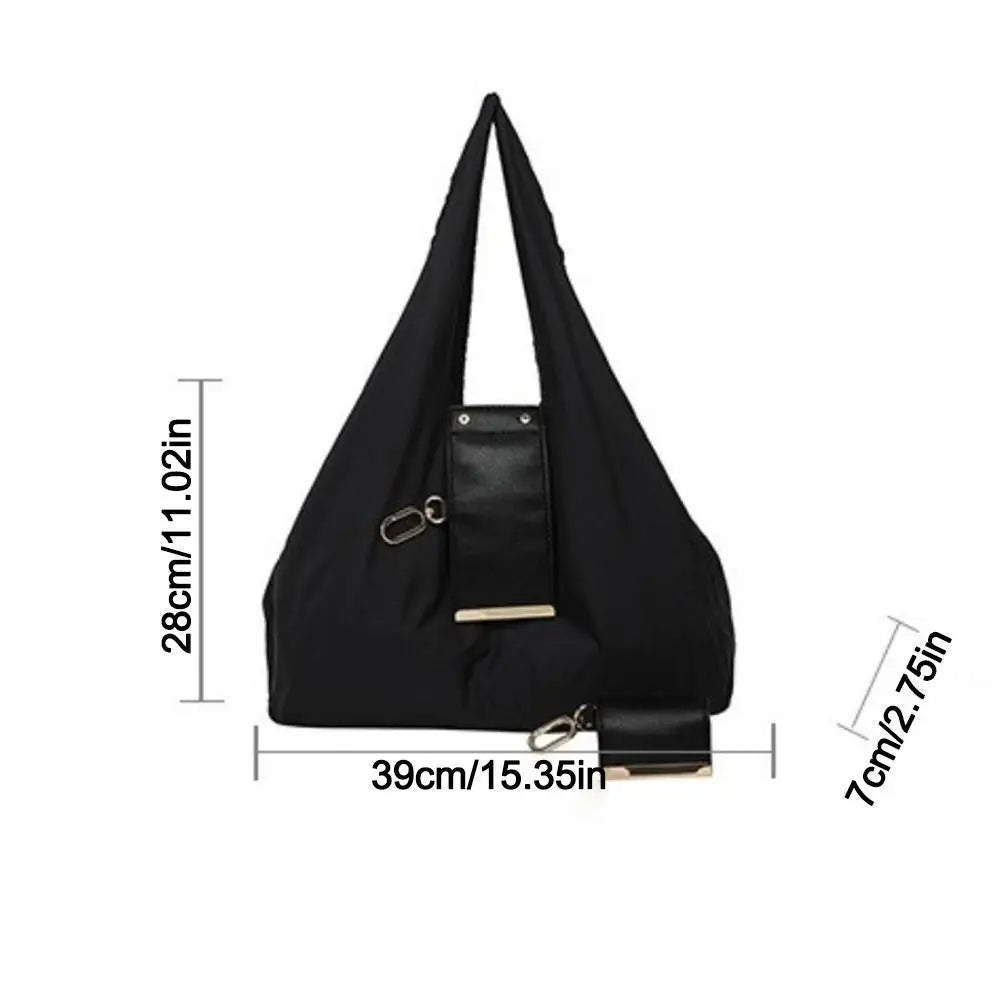 Compact Keychain Foldable Tote Bag — Ultra-Portable Mini Tote for On-the-Go