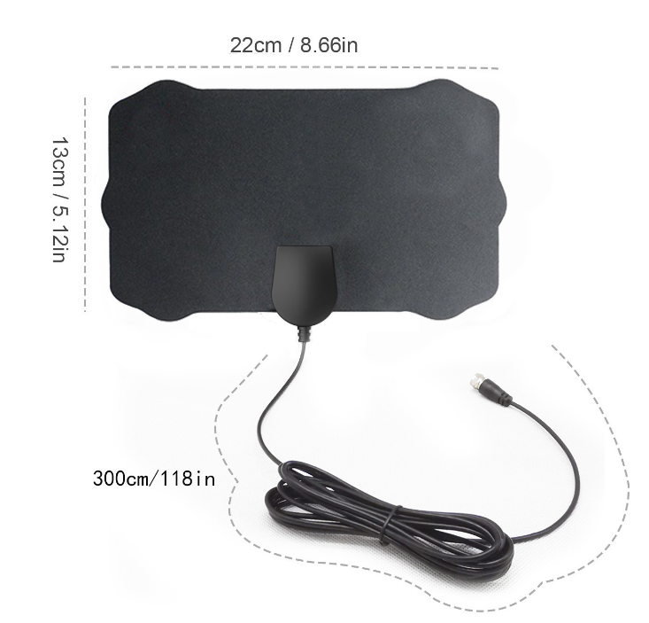 Indoor HDTV Satellite Antenna for Crystal-Clear Local Channel Reception