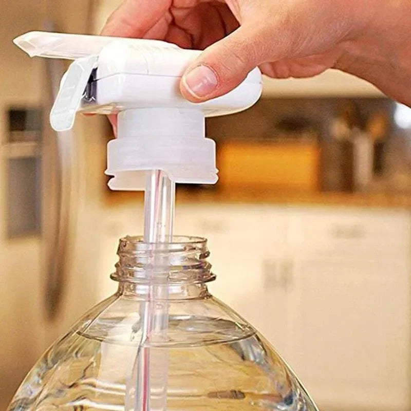 FURLLO Automatic Beverage Straw Beverage Dispenser Automatic Drinking Straw Suction Pump Magic Tap Spill Proof Water Pump Diy Dispenser