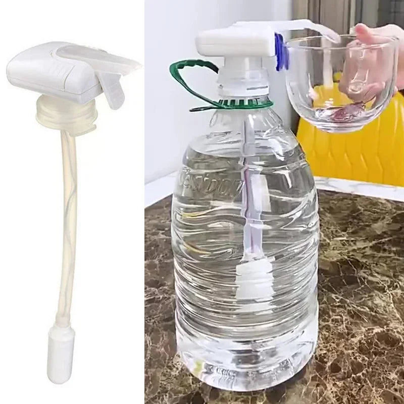 FURLLO Automatic Beverage Straw Beverage Dispenser Automatic Drinking Straw Suction Pump Magic Tap Spill Proof Water Pump Diy Dispenser