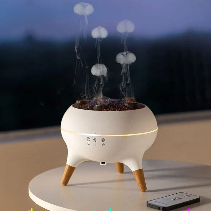 Dynamic Jellyfish Flame Aromatherapy Diffuser