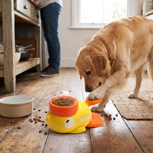Duck Puzzle Feeder lifestyle