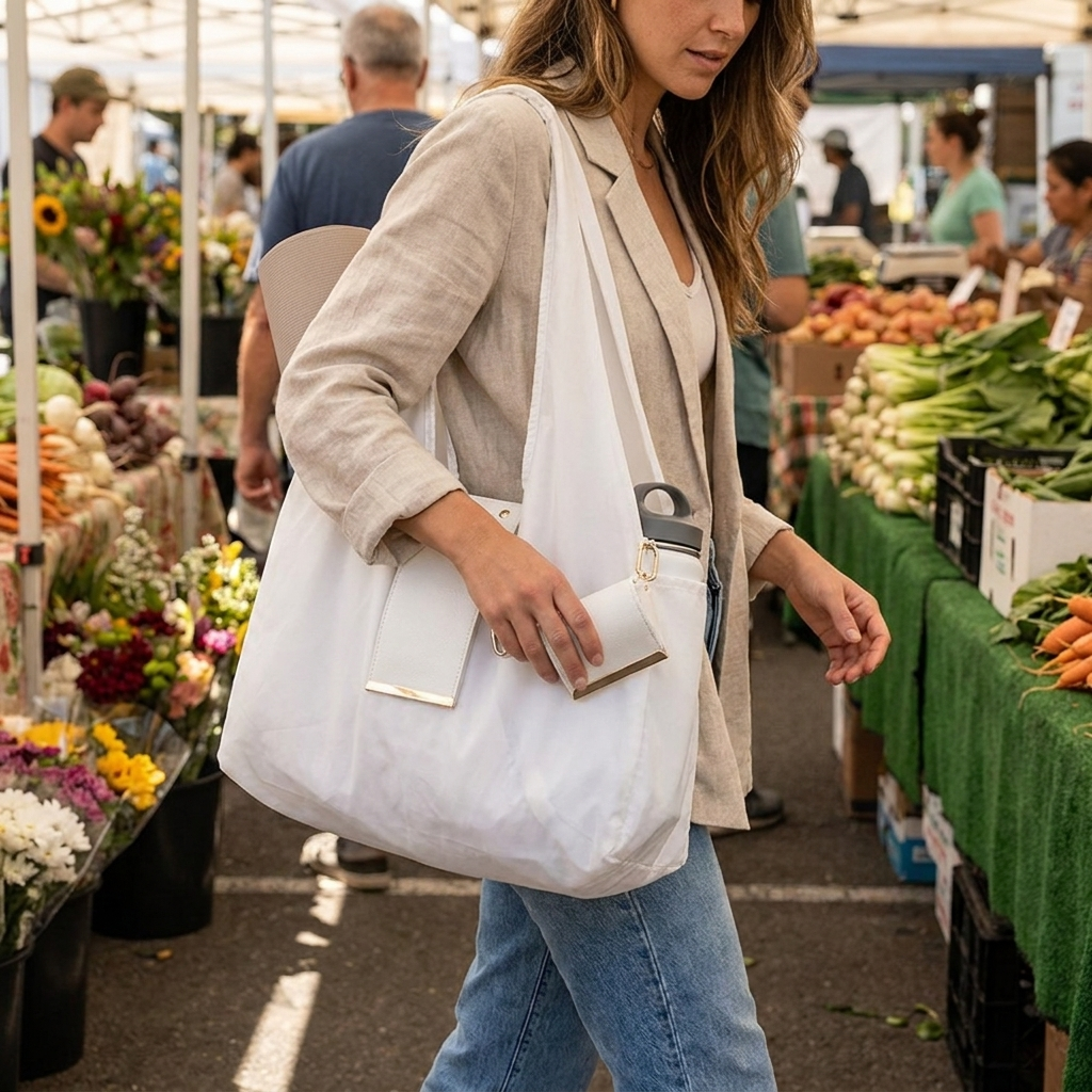Foldable Tote Bag lifestyle