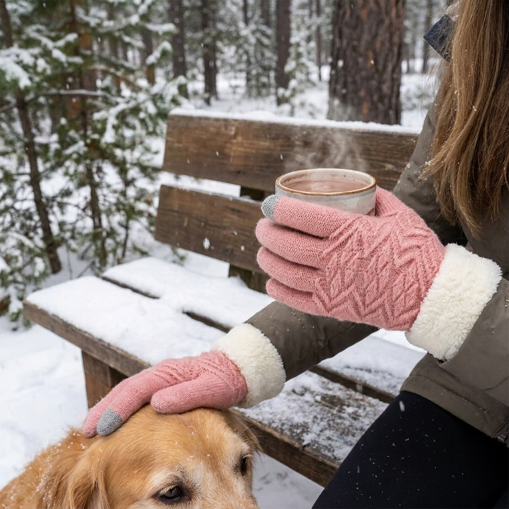 Touchscreen Gloves lifestyle