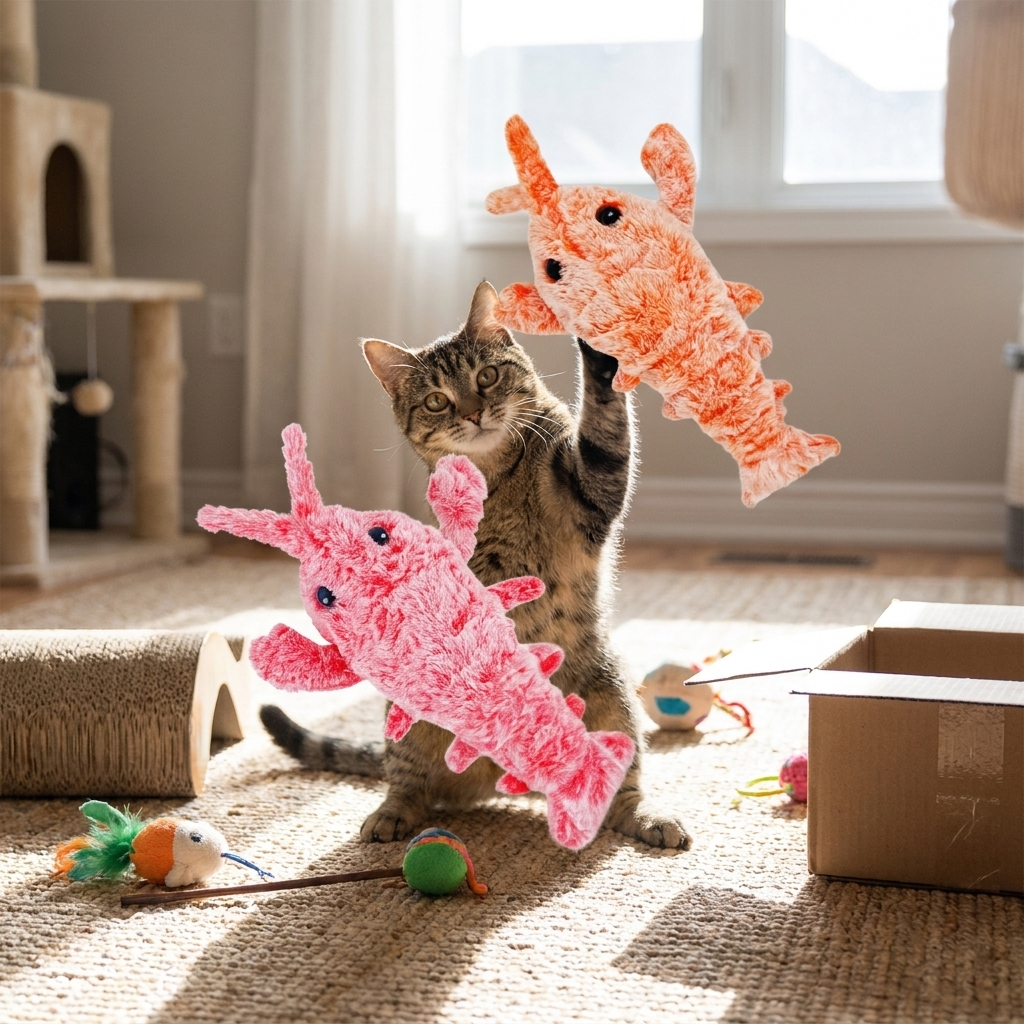 Jumping Shrimp Toy