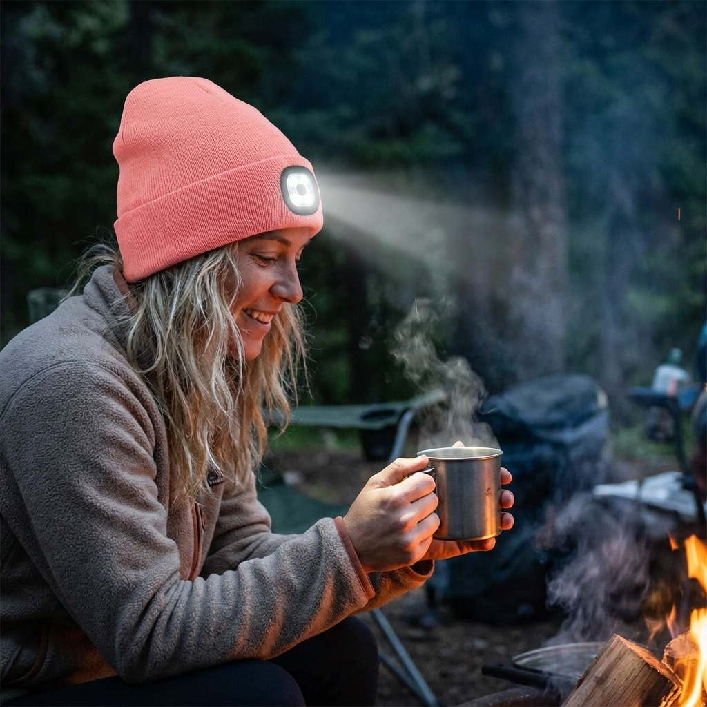 LED Beanie lifestyle