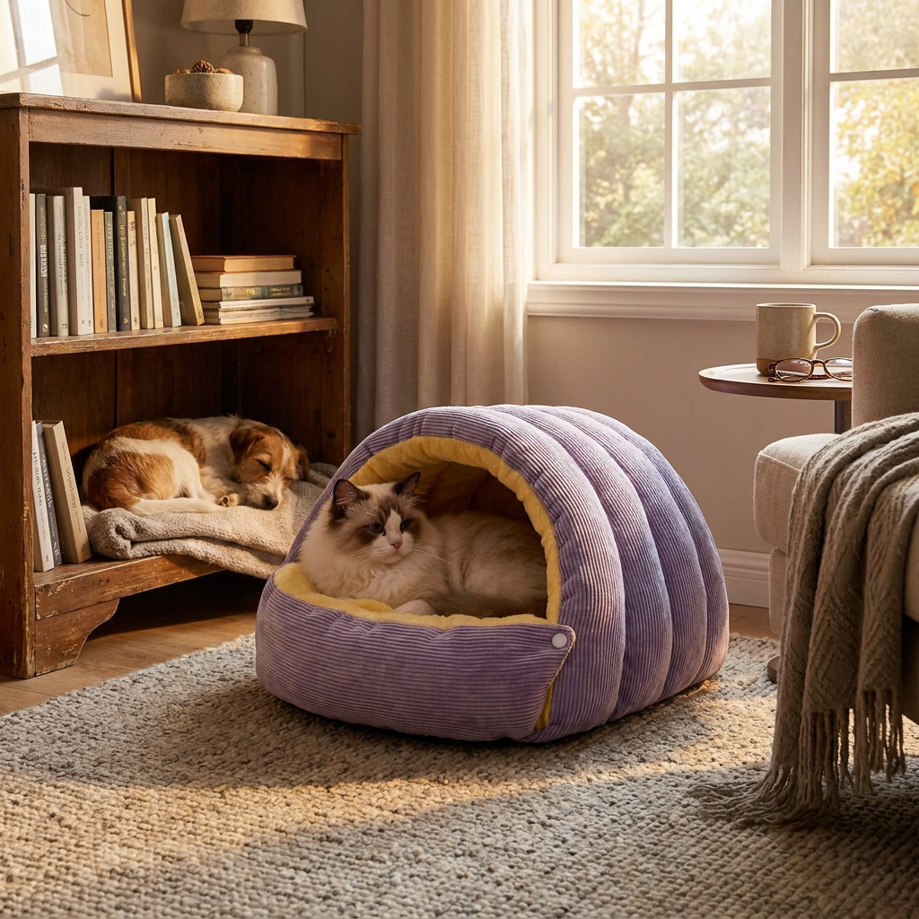 Cat Cave Bed lifestyle