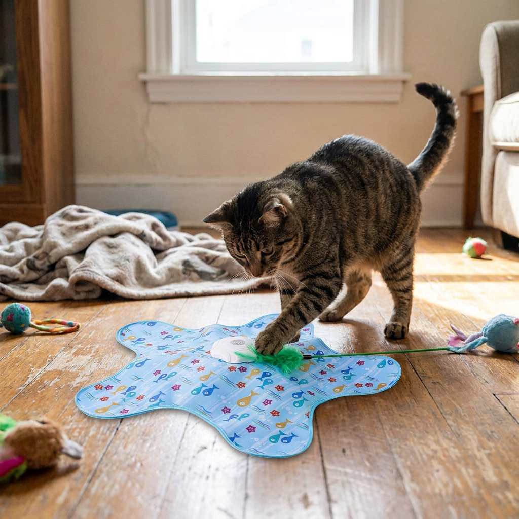 Hide and Seek Cat Toy lifestyle