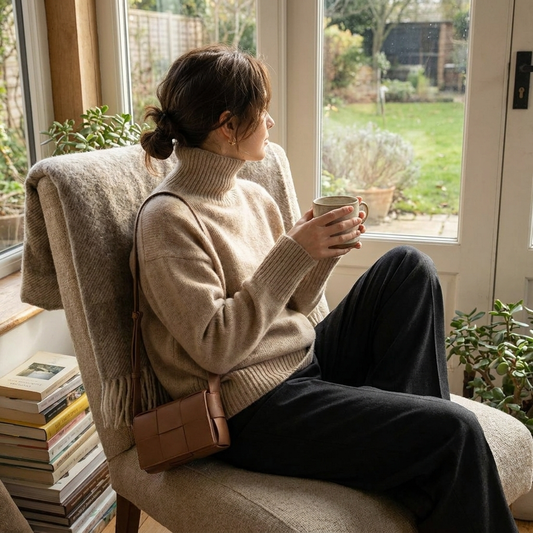 Merino Wool Turtleneck lifestyle