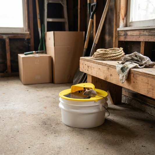 Bucket Lid Mouse Trap lifestyle
