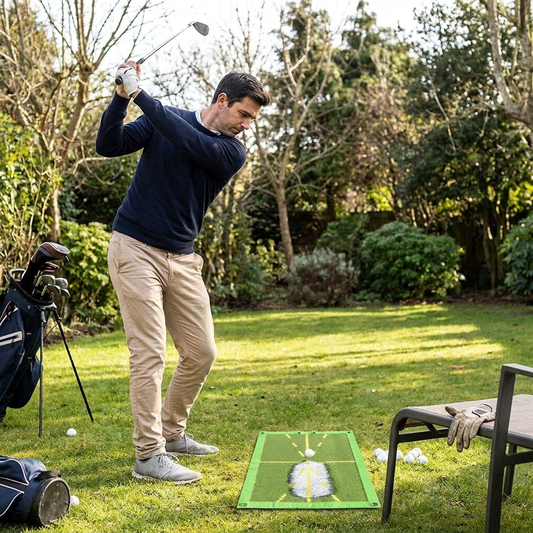 Golf Training Mat lifestyle