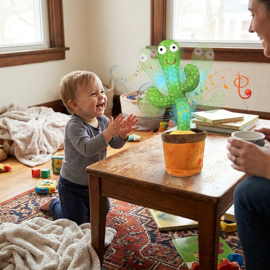 Sound-Reacting Dancing Cactus Toy