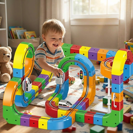 Magnetic Train Track Toy
