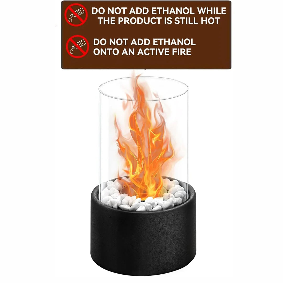 Portable Glass Tabletop Fireplace