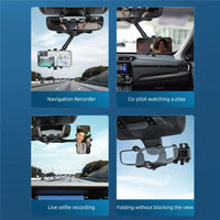 Rearview Mirror Phone Holder