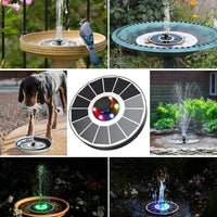 LED Solar Energy Fountain