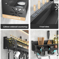 Wall Mounted Kitchen Storage Rack Organizer