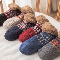 Cozy Snow-Patterned Warm Winter Socks