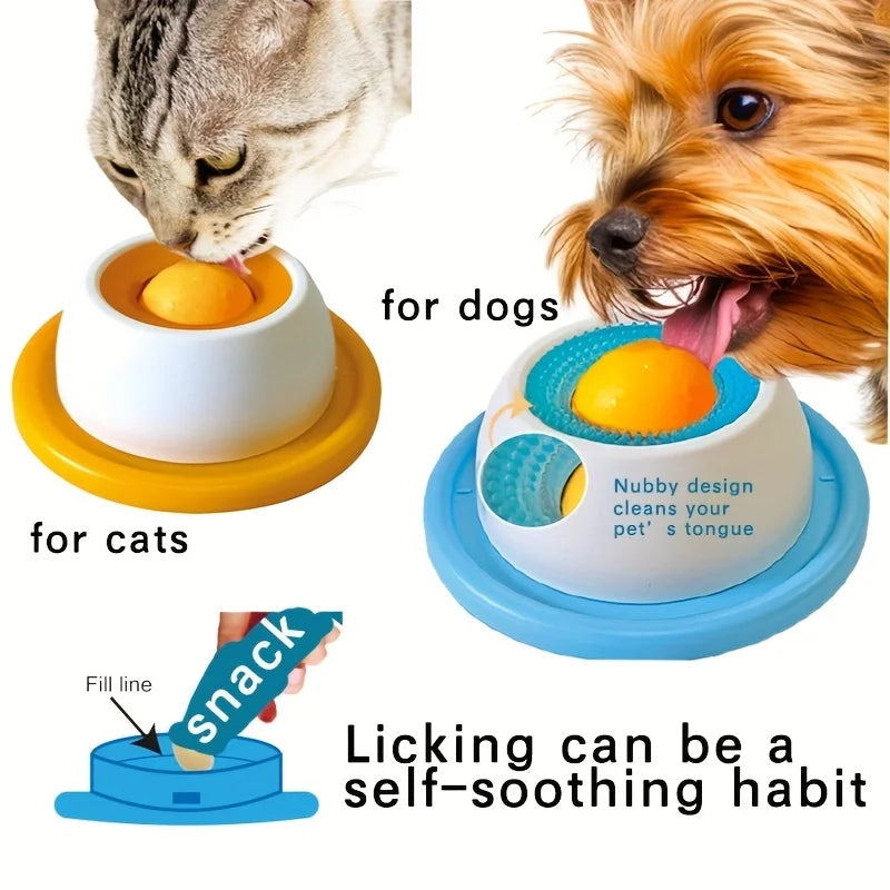 Slow-Feeder Lick Mat for Cats & Dogs – Promote Healthy Eating and Mental Stimulation
