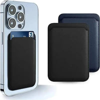 Slim Magnetic Leather Card Holder Wallet for iPhone