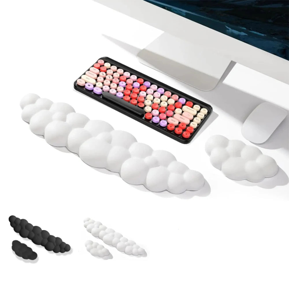 Cloud-Like Memory Foam Wrist Rest for Ergonomic Comfort