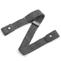 Sleek Adjustable Elastic No-Buckle Belt — Invisible, Seamless Fit