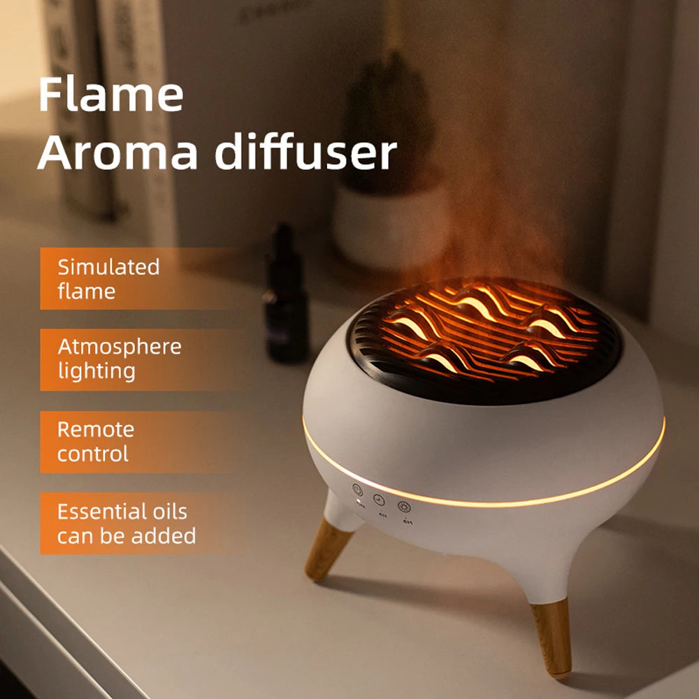 Dynamic Jellyfish Flame Aromatherapy Diffuser