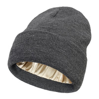 Satin Lined Hat Beanie Cap for Women