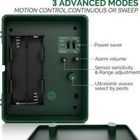 Ultrasonic Bird Repeller for Woodpeckers Outdoor Pest Control Device