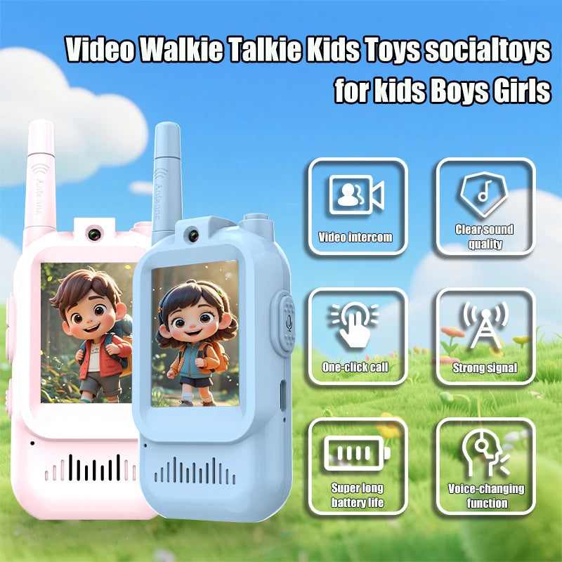 Children's 2-Pack Video Walkie-Talkies