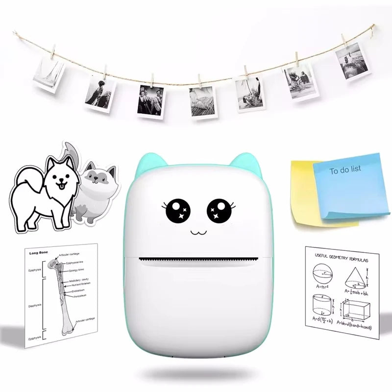 Ultra-Compact Mini Wireless Portable Thermal Label Printer for Quick On-The-Go Labeling