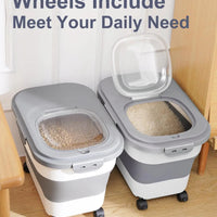 Space-Saving Foldable Food Storage Container with Large Capacity