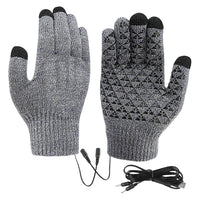 USB Touchscreen Heated Gloves for Winter