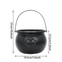 Witch Cauldron Halloween Candy Bowl