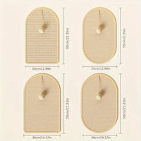 Sisal 3-in-1 Wall-Mounted Cat Scratcher Pad