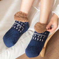 Cozy Snow-Patterned Warm Winter Socks