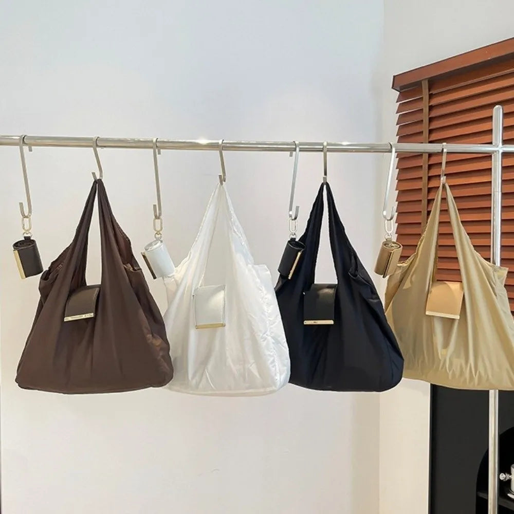 Compact Keychain Foldable Tote Bag — Ultra-Portable Mini Tote for On-the-Go