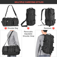Fishing Tackle Backpack Tackle Box Organizer with Rod Holders