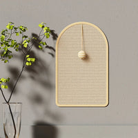 Sisal 3-in-1 Wall-Mounted Cat Scratcher Pad