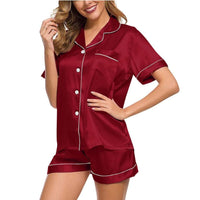 Luxurious Silky Satin Pajama Set