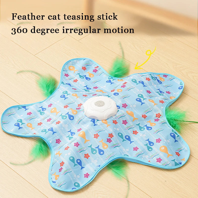 Automatic Hide-and-Seek Interactive Cat Toy for Endless Fun