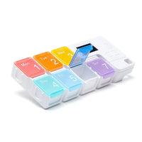 Smart Electronic Weekly Pill Organizer with Alarms and Reminders