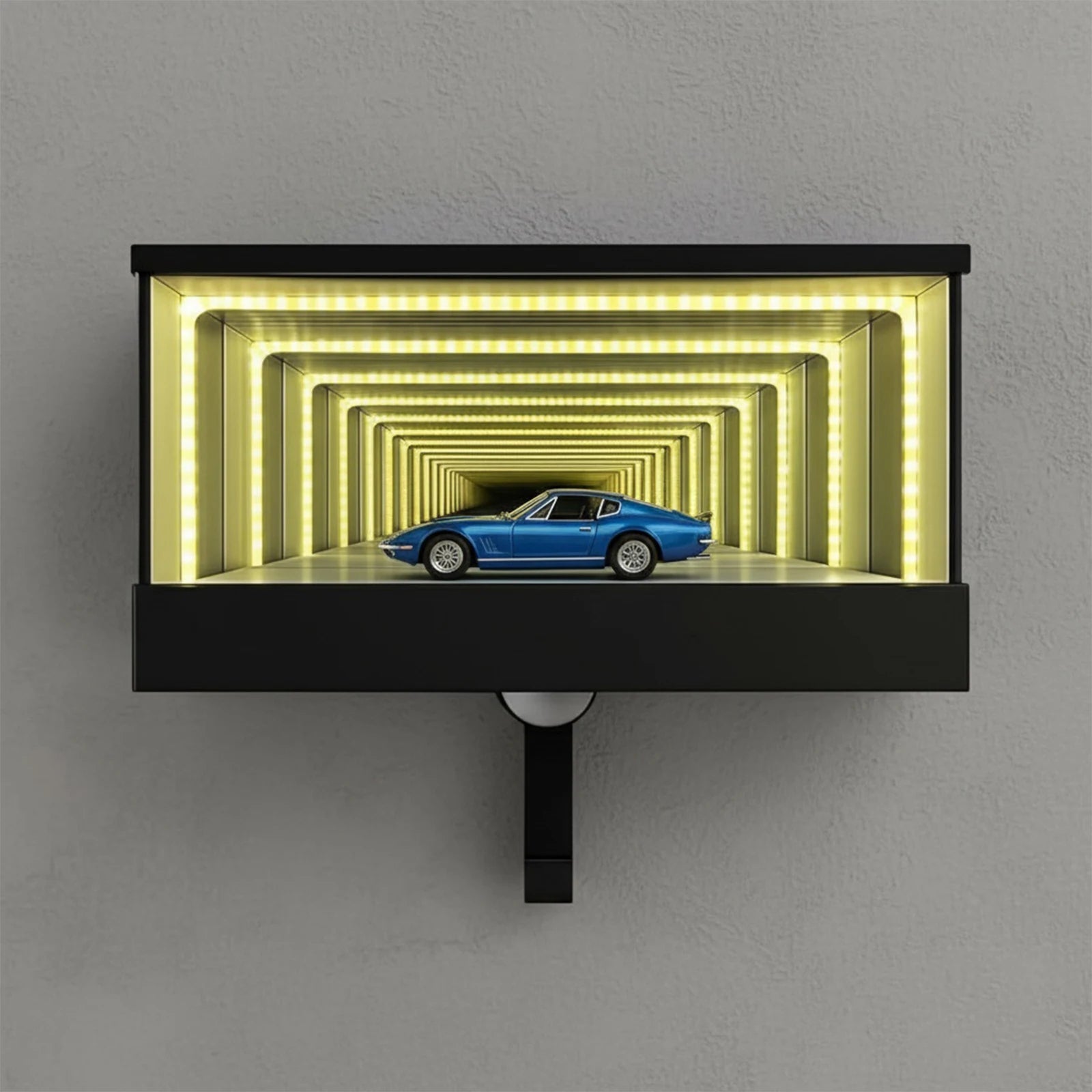 Infinity LED 3D-Printed Car Key Holder — Illuminated, Modern Key Organizer